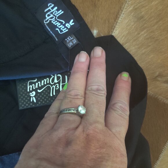 Hell Bunny skater pants size 3xl 20 UK New (16 US) - Picture 2 of 3